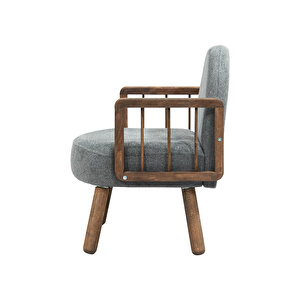 Tosca Bohem Berjer Ceviz Ahşap , Gri