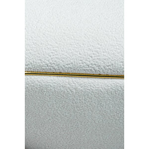 Lulu Coco Kumaş Bohem Puf, Beyaz