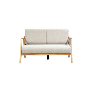 Favela Bohem Çay Seti Natürel Ahşap, Sütlü Kahve (1 Adet Iki̇li̇ Berjer 1 Adet Sehpa)