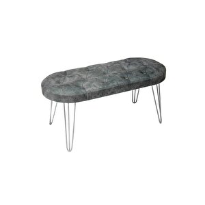 Louca Bench, Gri Silver