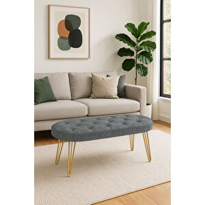 Louca Bench, Gri Gold Gri