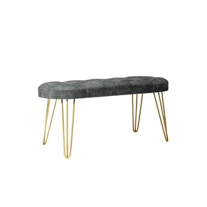 Louca Bench, Gri Gold Gri