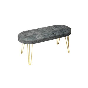 Louca Bench, Gri Gold Gri