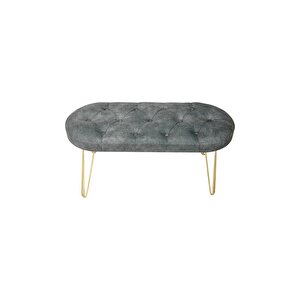 Louca Bench, Gri Gold