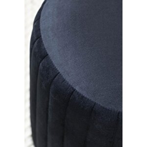 Long Line Puf, Siyah Silver