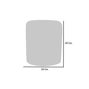 Long Line Puf, Siyah Silver