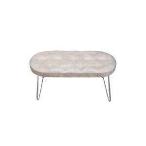 Louca Bench, Kırık Beyaz Silver Kırık Beyaz