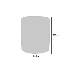 Long Line Grey - Silver Puf Gri