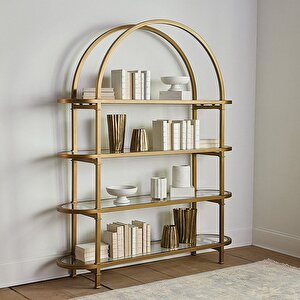 Sckt-069 Veylo Modern 4 Raflı Kitaplık Çok Amaçlı Düzenleyici Dolap