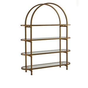 Sckt-069 Veylo Modern 4 Raflı Kitaplık Çok Amaçlı Düzenleyici Dolap