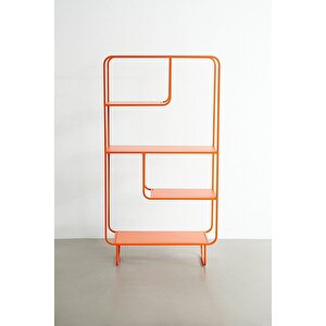 Sckt-071 Marenor Dekoratif 4 Raflı Kitaplık Çok Amaçlı Raf (kırmızı-sarı-mavi-pembe-mor-siyah-beyaz Vb.)
