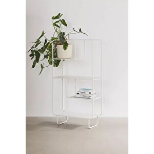 Sckt-071 Marenor Dekoratif 4 Raflı Kitaplık Çok Amaçlı Raf (kırmızı-sarı-mavi-pembe-mor-siyah-beyaz Vb.)