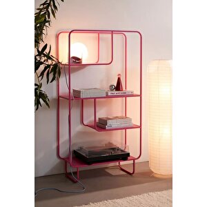 Sckt-071 Marenor Dekoratif 4 Raflı Kitaplık Çok Amaçlı Raf (kırmızı-sarı-mavi-pembe-mor-siyah-beyaz Vb.)