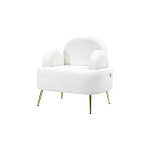 Petra Çay Seti, Kırık Beyaz (1 Adet Tekli̇ Berjer 1 Adet Puf)