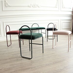 Scys-015 Piover Dekoratif Sandalye Makyaj Sandalyesi Yatak Ucu Oturma Bankı Puf Bench