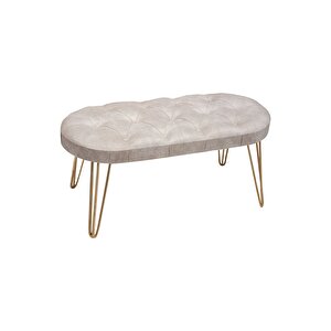 Louca Bench, Kırık Beyaz Gold