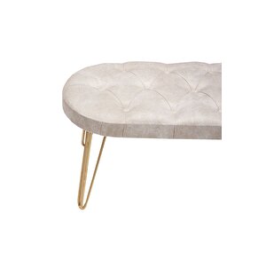 Louca Bench, Kırık Beyaz Gold