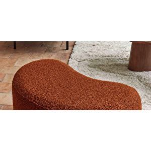 Scpf-102 Pares Modern Teddy Kumaş Puf Bench Dinlenme Yatağı Montajsız Oturak