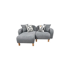 Garcia Bohem Modüler Köşe Takımı, Gri