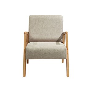 Pavia Çay Seti Natürel Ahşap, Sütlü Kahve (1 Adet Iki̇li̇ Berjer 1 Adet Tekli̇ Berjer)