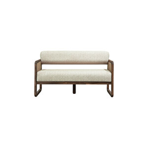 Alaves Hazeranjüt Çay Seti Ceviz Ahşap,sütlü Kahve(1adet Iki̇li̇ Berjer2adet Tekli̇ Berjer 1adet Sehpa)