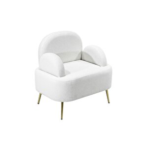 Petra Çay Seti, Kırık Beyaz (2 Adet Tekli̇ Berjer 1 Adet Puf)