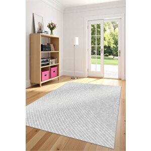 Modern Yaşamın Zemini: Hem Dekoratif Hem Pratik Yıkanabilir Kaymaz Taban Halı 120x180 cm