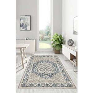 Dekoratif Klasik Özel Tasarımlı Doğal Işığın Kucakladığı Halı - Kaymaz Taban 160x250 cm