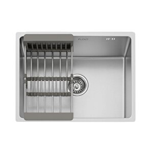 Lotus Inox 50.40 Petek Dokulu Paslanmaz Çelik Mutfak Eviyesi