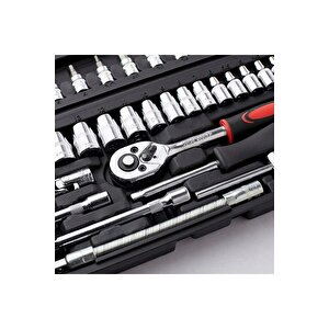 Premium 70 Parça Mini Lokma Takımı Otomatik Cırcırlı 1/4" Yüksek Toks  Turbo Matkap Vidalama Takım