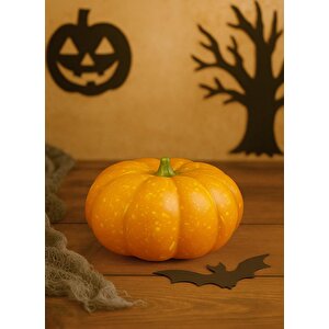 Cadılar Bayramı Yapay Balkabağı Halloween Parti Dekorasyonu 35 Cm