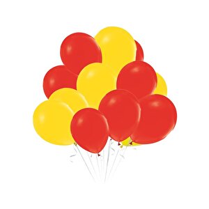 Sarı Kırmızı Balon 10'lu 12”
