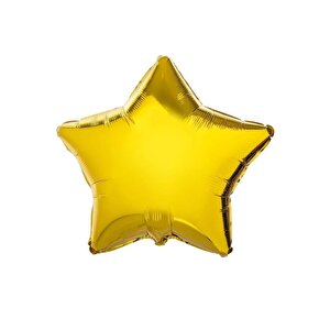Yıldız Folyo Balon Gold Doğum Günü Parti Balonu 24 Inc
