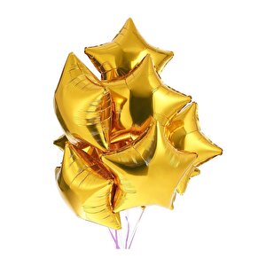 Yıldız Folyo Balon Gold Doğum Günü Parti Balonu 24 Inc