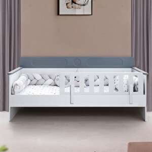 Karyola, Flora Montessori Karyola - Antrasit + 1 Adet Comfort Yatak
