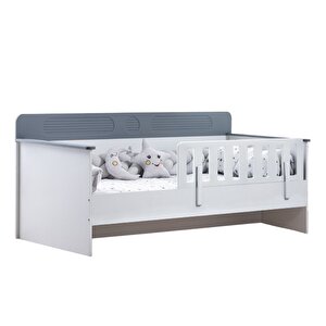 Karyola, Flora Montessori Karyola - Antrasit + 1 Adet Comfort Yatak