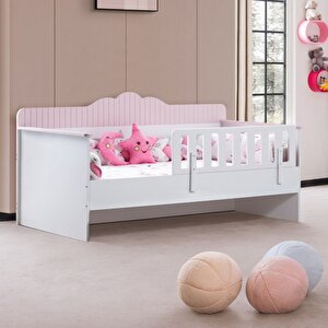 Karyola, Flower Montessori Karyola - Pembe + 1 Adet Comfort Yatak