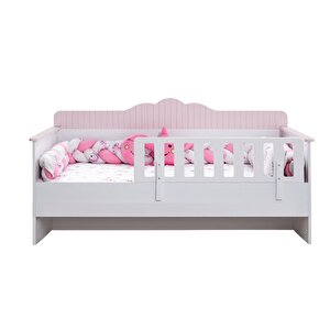 Karyola, Flower Montessori Karyola - Pembe + 1 Adet Comfort Yatak