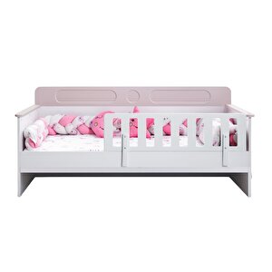 Karyola, Flora Montessori Karyola - Pembe + 1 Adet Comfort Yatak