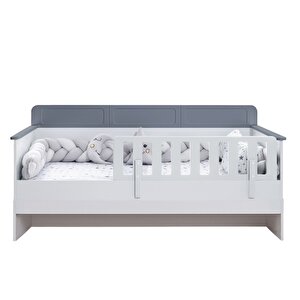 Karyola, Mira Montessori Karyola - Antrasit + 1 Adet Comfort Yatak