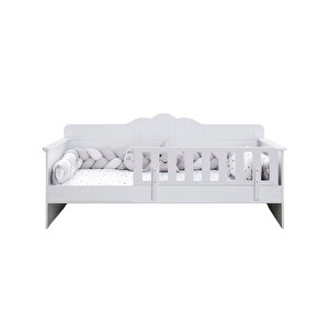 Karyola, Flower Montessori Karyola - Beyaz + 1 Adet Comfort Yatak