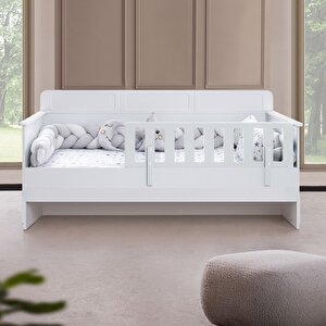 Karyola, Mira Montessori Karyola - Beyaz + 1 Adet Comfort Yatak