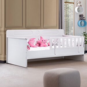 Karyola, Flora Montessori Karyola - Beyaz + 1 Adet Comfort Yatak