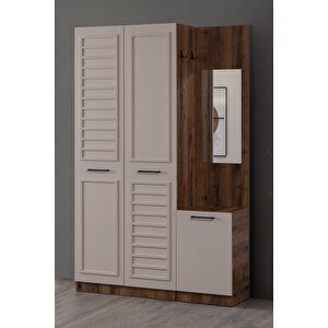 Portmanto Polo Askılıklı Aynalı Portmanto Vestiyer Ayakkabılık