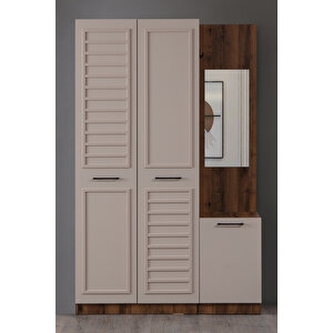 Portmanto Polo Askılıklı Aynalı Portmanto Vestiyer Ayakkabılık