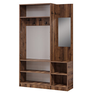 Portmanto Polo Askılıklı Aynalı Portmanto Vestiyer Ayakkabılık