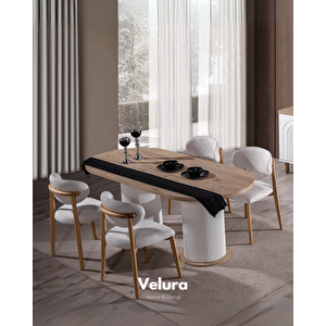 Boerno Yemek Odası Takımı (yemek Masası + 4 Adet Sandalye)