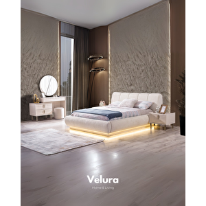 Tress Yatak Odası Takımı (4 Kapaklı Dolap + Şifonyer + Komodin + Karyola)