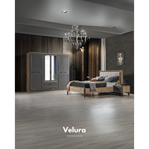 Cloud Yatak Odası Takımı (dolap + Şifonyer + Komodin + Karyola)