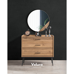 İzgi Yatak Odası Takımı (9 Kapaklı Köşe Dolap + Şifonyer + Komodin + Karyola)